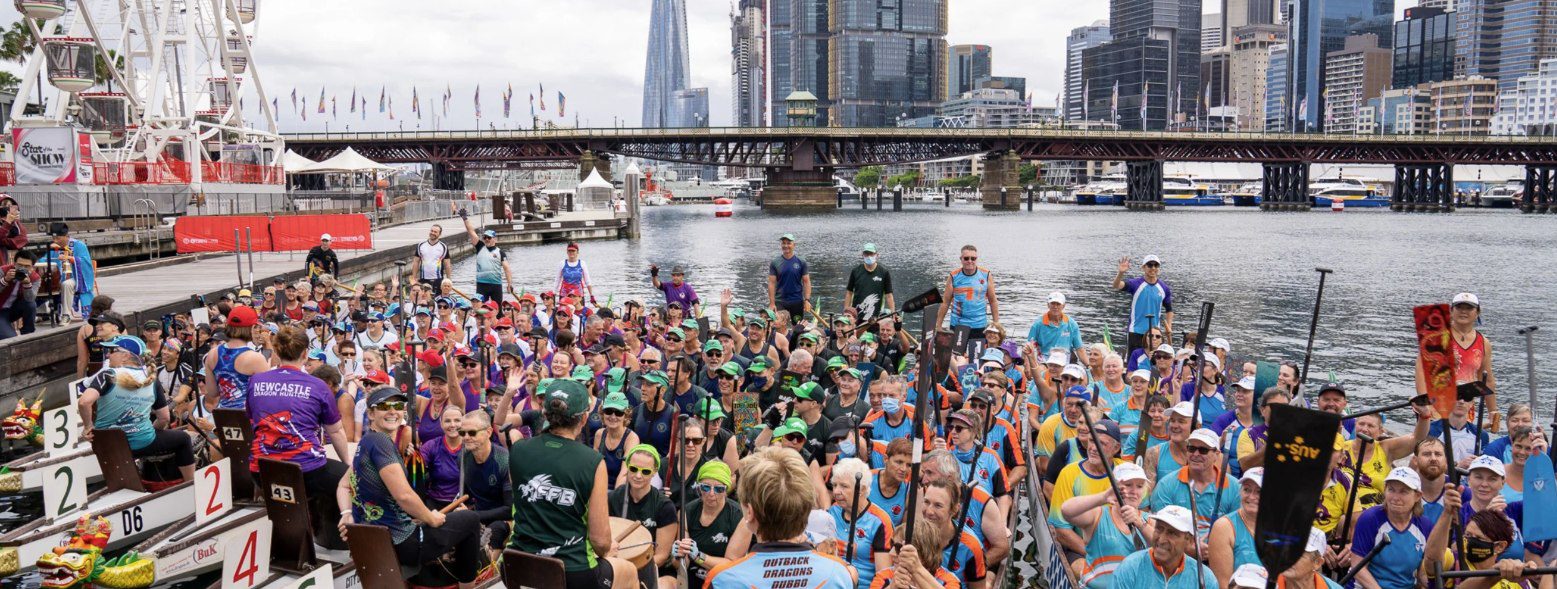 Sydney Lunar New Year Dragon Boat Festival draws thousands of paddlers and spectators to Darling Harbour