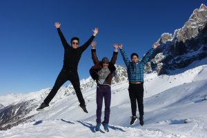 Luong family at Chamonix-Mont-Blanc, France